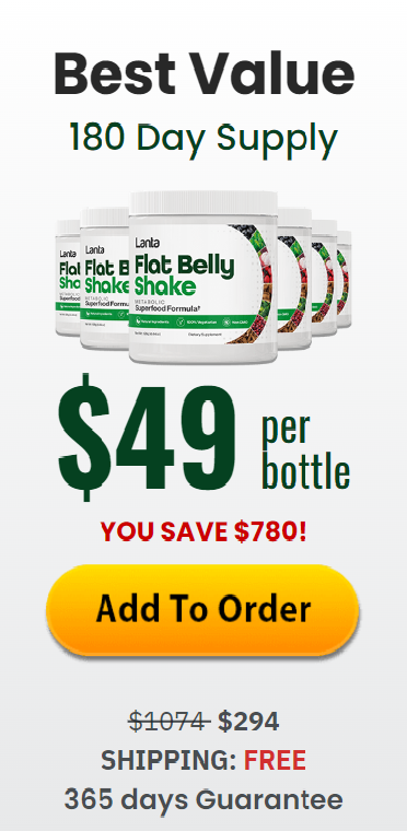 flatbelly shake 6 bottle